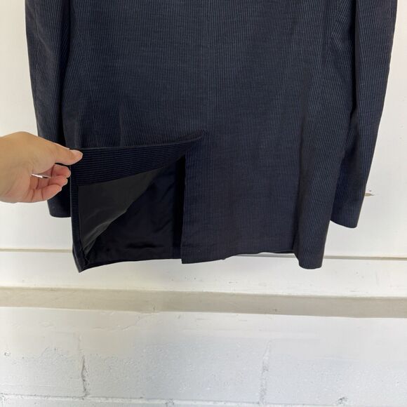 Perry Ellis Sport Coat Blazer Navy Corduroy Suit Jacket Cotton 42 Regular - Picture 8 of 16